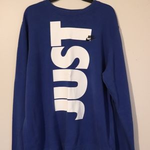 XL Blue Long Sleeve Top